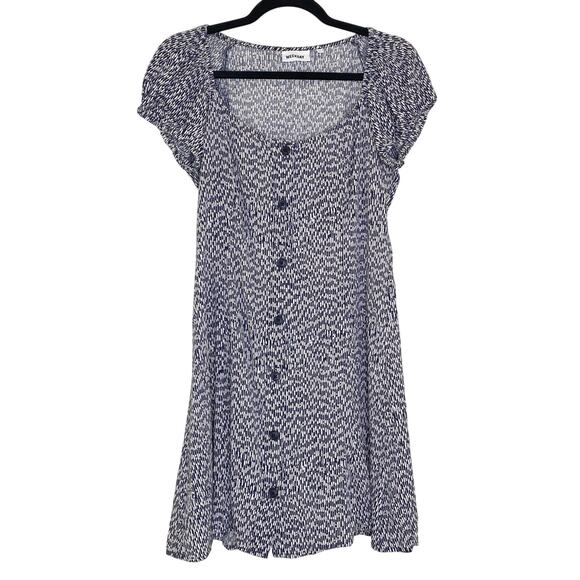 Weekday Blue and White Printed Cap Sleeve Mina Dress Size EU 38 US Small - Picture 1 of 9